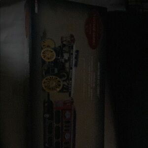 Vintage Holiday Train Set with Yellow Wheels